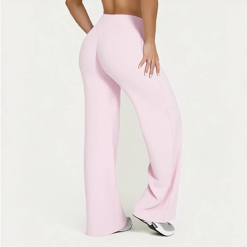 Women’s Mid-Waist Straight-Leg Yoga & Sports Leggings