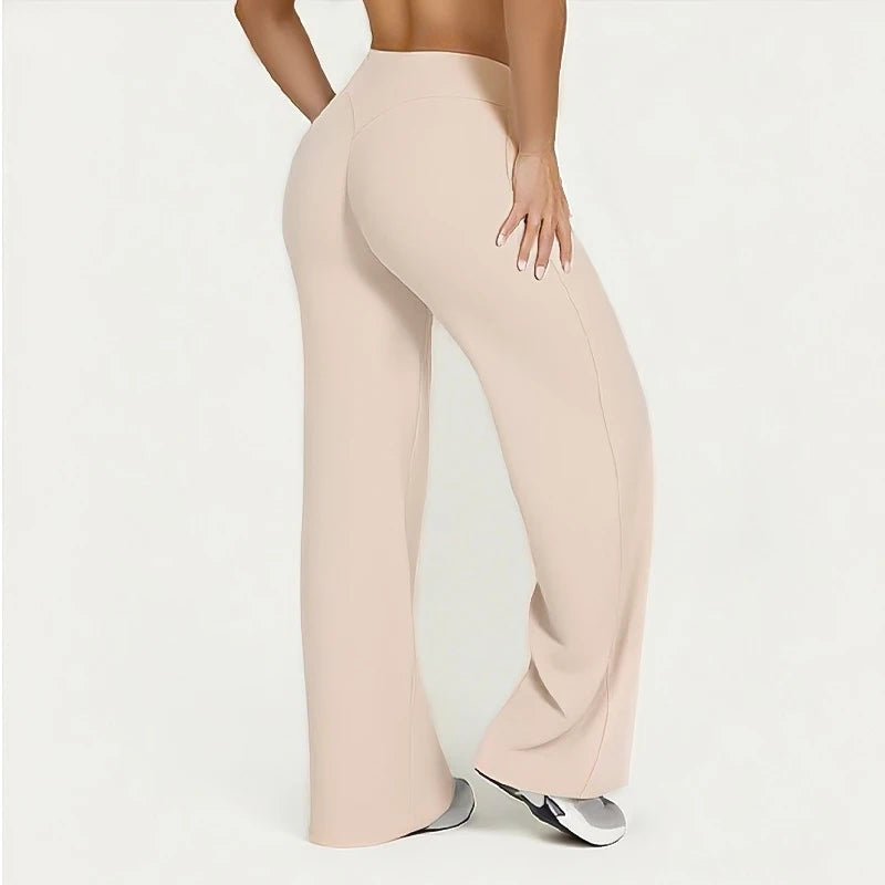 Women’s Mid-Waist Straight-Leg Yoga & Sports Leggings