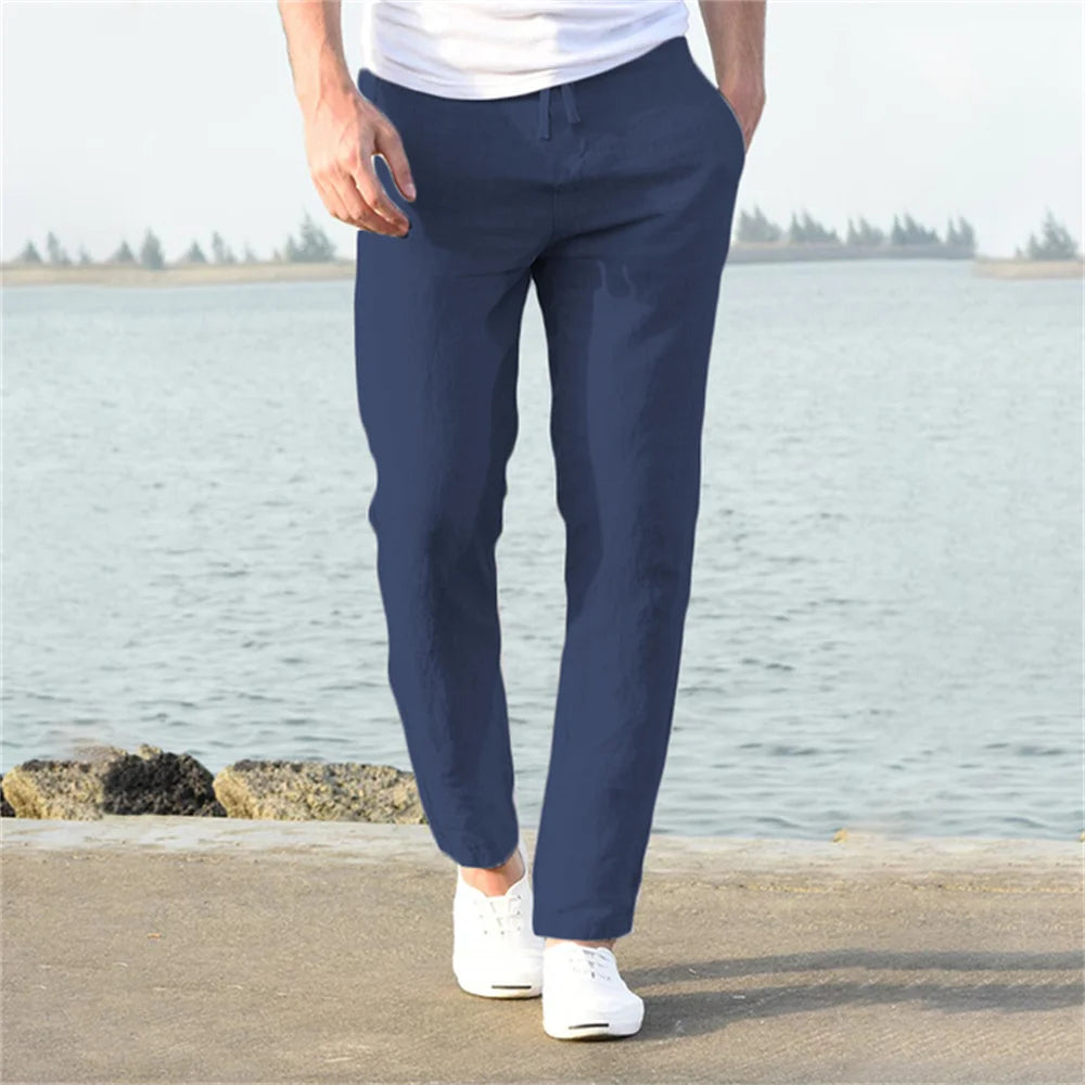 Men’s Cotton Linen Autumn Pants