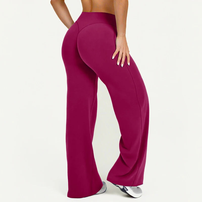 Women’s Mid-Waist Straight-Leg Yoga & Sports Leggings