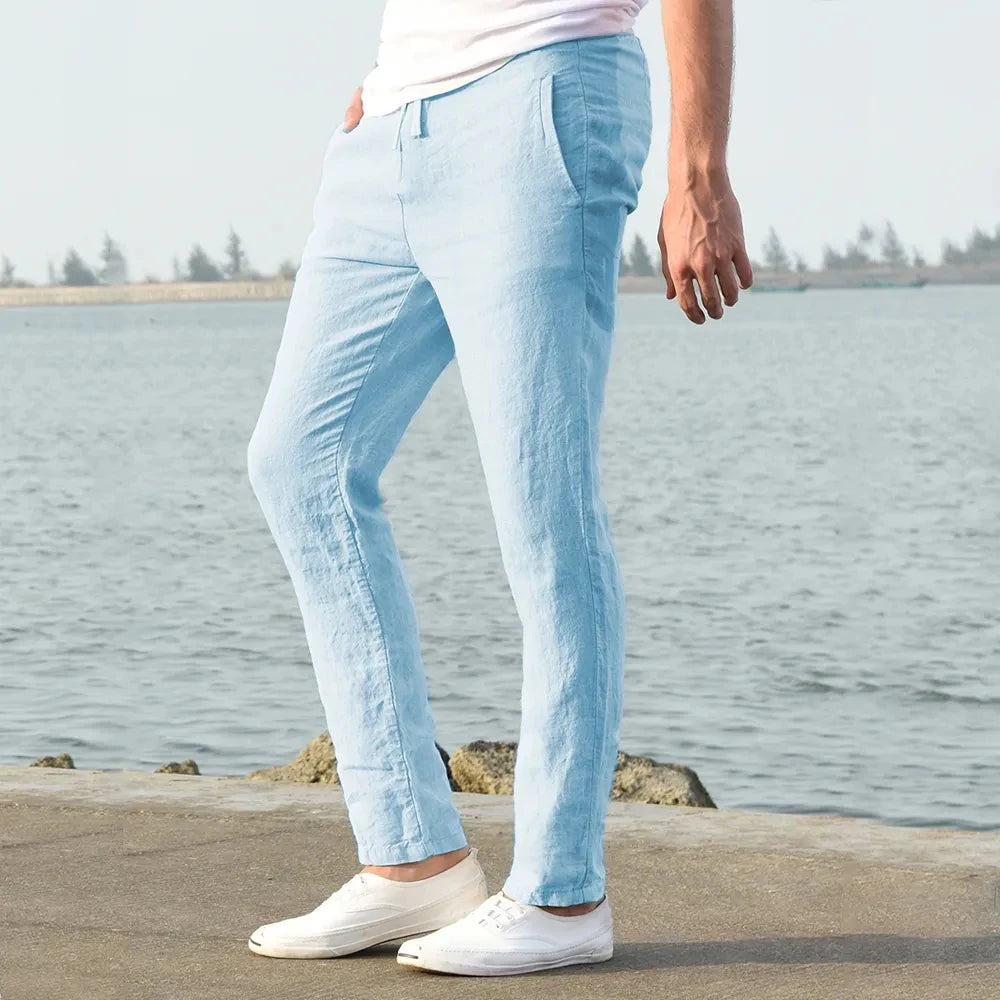 Men’s Cotton Linen Autumn Pants