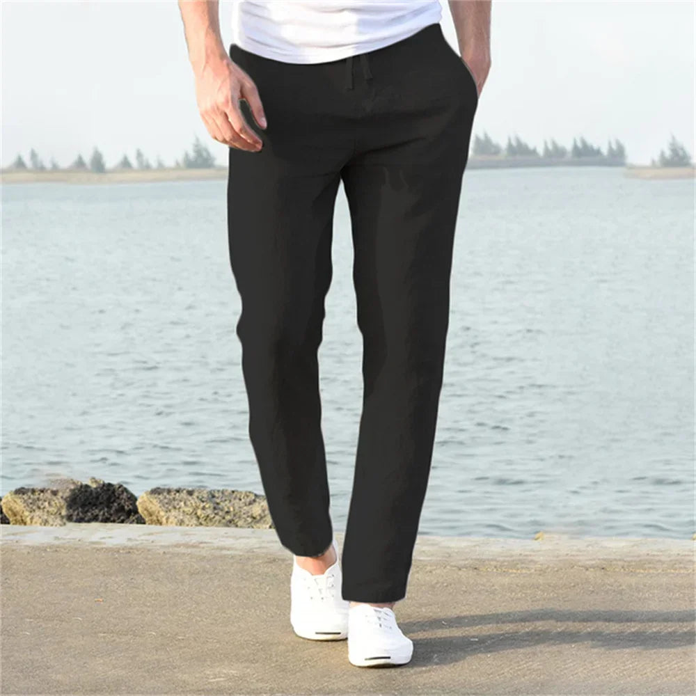 Men’s Cotton Linen Autumn Pants