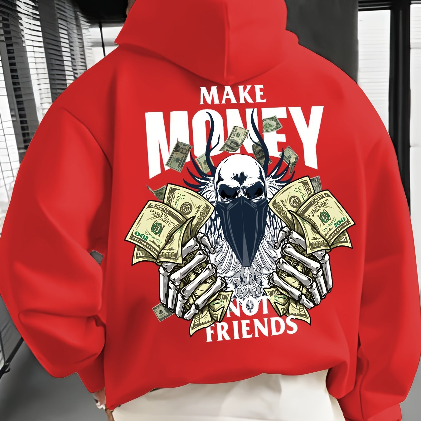 Casual Long Sleeve Hoodies Pullover Sweatshirt, Men's Clothing, For Fall Winter